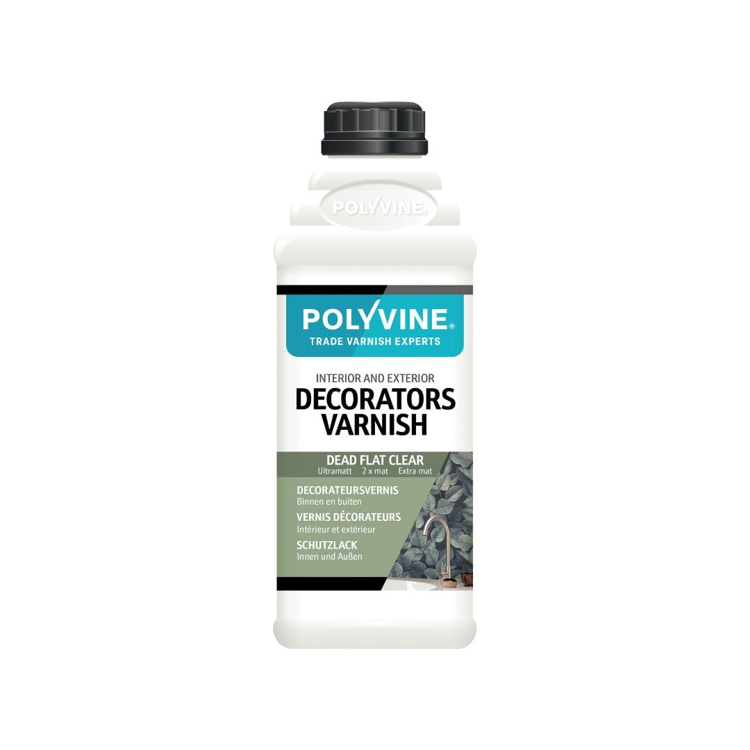 Polyvine Decorateursvernis – transparante watergedragen vernis voor muren, hout en behang