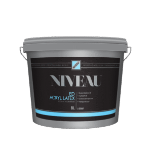 Niveau ED Acryl Latex – zeer matte, ademende muurverf