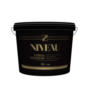 Niveau Extreem Reinigbaar – watergedragen, extreem matte muurverf wit