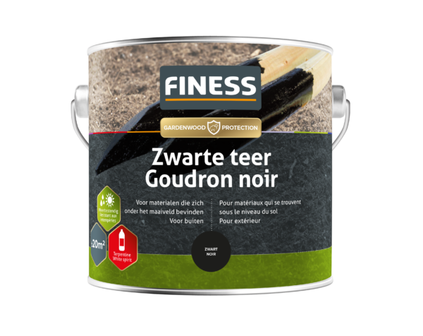 Zwarte teer Finess 2,5l