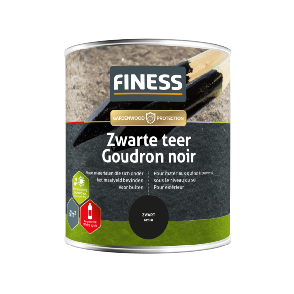 Zwarte teer Finess 750ml