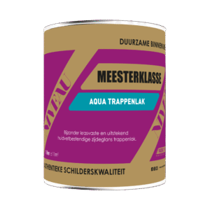Blik Meesterklasse Trappenlak Aqua – zijdeglans, watergedragen, krasvast 1 liter