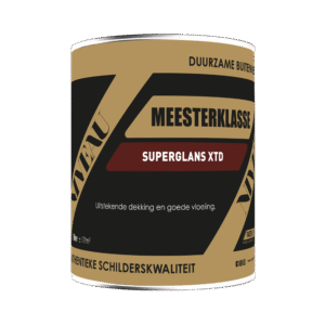 Blik Meesterklasse Superglans XTD10 – PU-versterkte hoogglans aflak wit 1 liter
