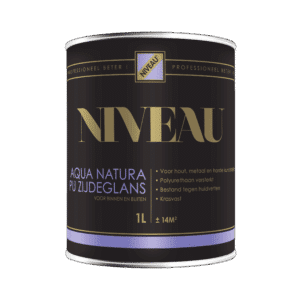 Niveau Aqua Natura PU Zijdeglans – krasvaste zijdeglanslak voor binnen en buiten