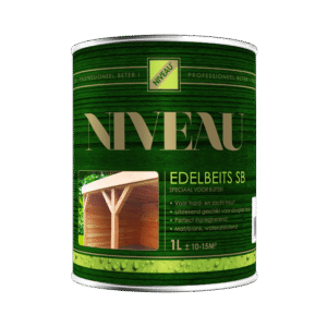 Niveau Edelbeits SB – transparante buitenbeits voor douglas en tuinhout