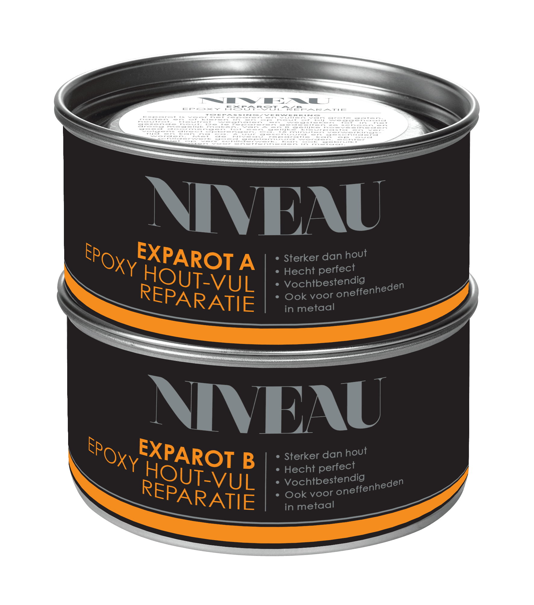 Niveau houtvulmiddel exparot