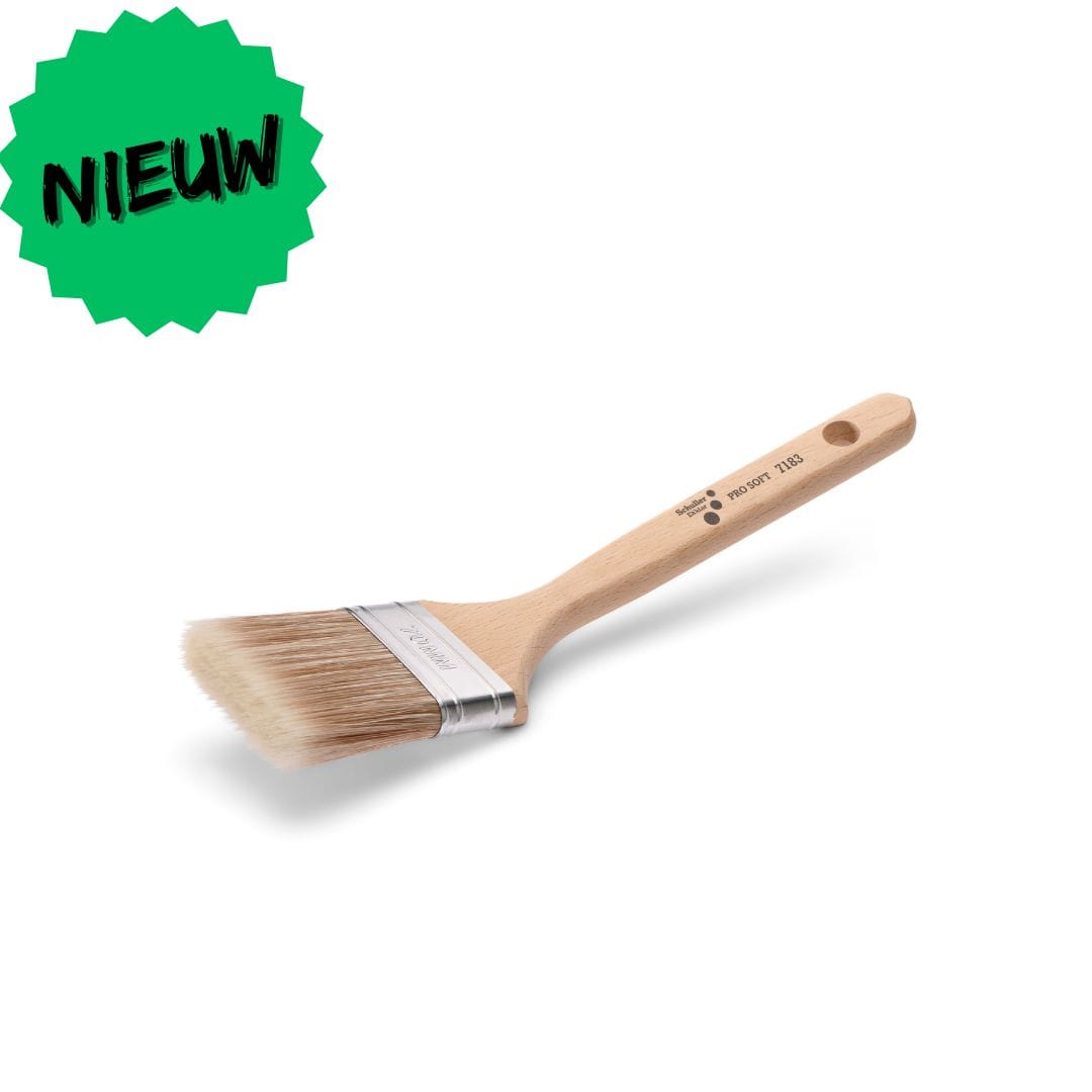Schuller Pro Soft Radiatorkwast Kort Gerecycled | Is ontwikkeld voor situaties waarin precisie en bereikbaarheid bepalen of het schilderwerk succesvol is