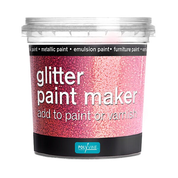 glitter paint maker pink